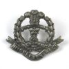 Middlesex Regiment Sergeants Cap Badge, White Metal Restrike