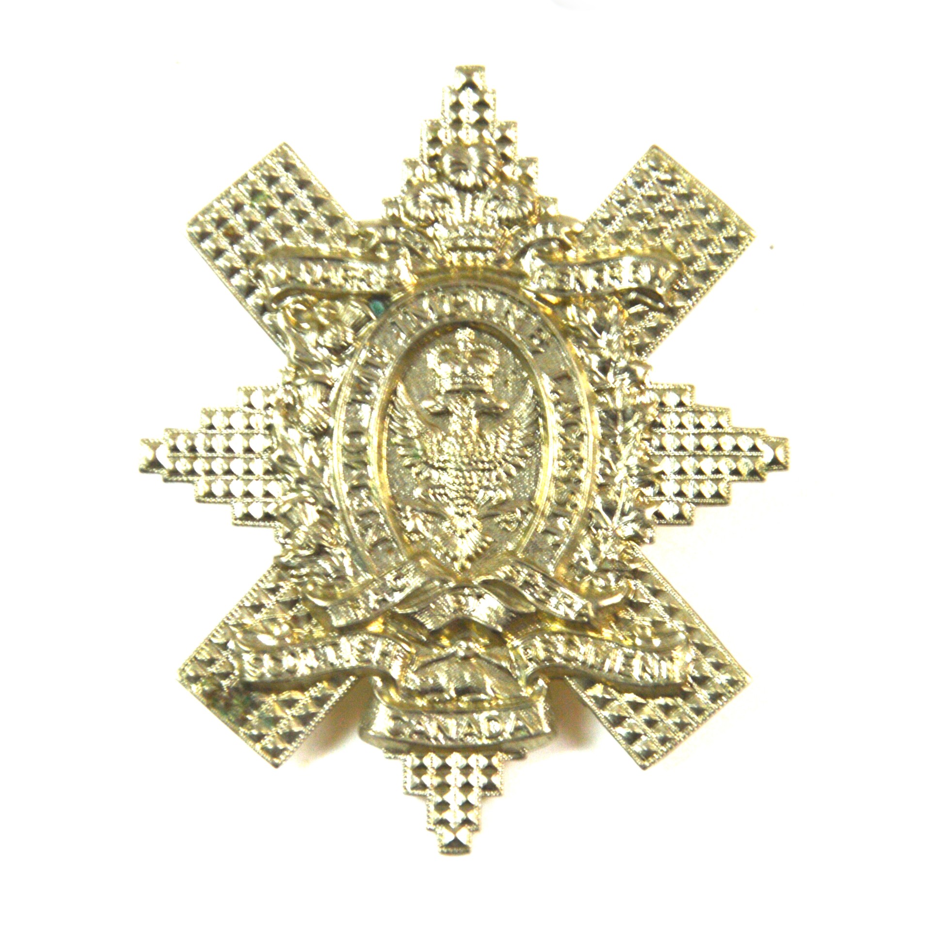 Lanark and Renfrew Scottish Regiment of Canada Glengarry Cap Badge (c. 1959–1992 Pattern)