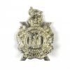 King's Own Scottish Borderers Victoria Crown Glengarry Badge, White Metal Restrike