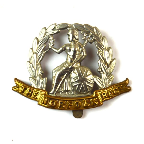 Norfolk Regiment (1898-1935 Pattern) Cap Badge, Original
