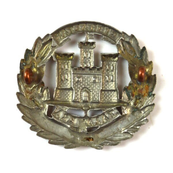 Northamptonshire Regiment (Pre-1900/Flag and Long Key Pattern) Cap Badge, Original - Image 2