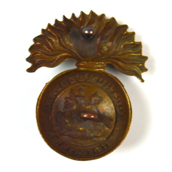 Northumberland Fusiliers (1898-1937 Pattern) Cap Badge, Early Manufacture - Image 2