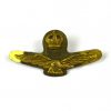 Royal Air Force (RAF) Officer's Side Cap Badge, King's Crown, Original