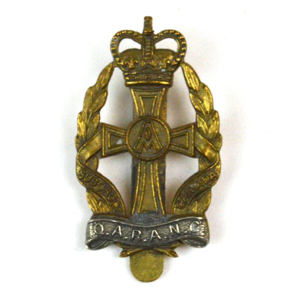 Queen Alexandra's Royal Nursing Corps (QARANC) Bimetal, Queen's Crown Cap Badge