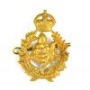 Queen's Own Worcestershire Hussars King's Crown Cap Badge, Restrike