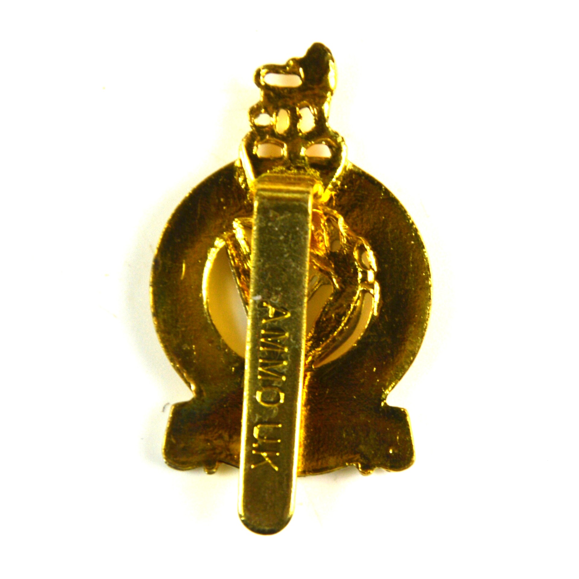 Queen's Royal Irish Hussars (1958-1993 Pattern) Cap Badge, Restrike - Image 2