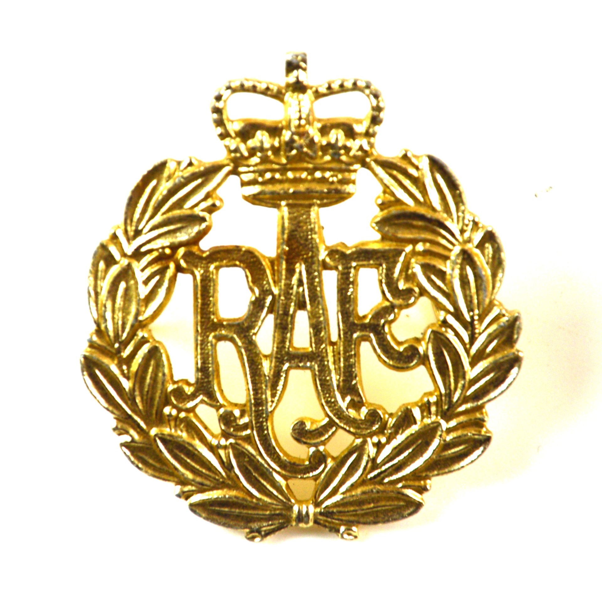 Royal Air Force (RAF) Anodised Cap Badge, Queen's Crown