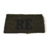 Royal Engineers Slip-On Shoulder Title, Black on Khaki