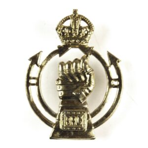 Royal Armoured Corps (RAC) (1941-1953 Pattern) Cap Badge, King's Crown, Restrike