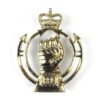 Royal Armoured Corps White Metal Cap Badge, Queen's Crown