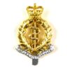 Royal Army Medical Corps (RAMC) Anodised Cap Badge, Queen's Crown