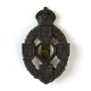 Royal Electrical and Mechanical Engineers Economy Plastic Cap Badge