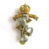 Royal Electrical and Mechanical Engineers (2nd Pattern) Cap Badge, King's Crown, Restrike