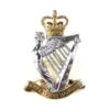 Royal Irish Rangers Anodised Cap Badge, Queen's Crown