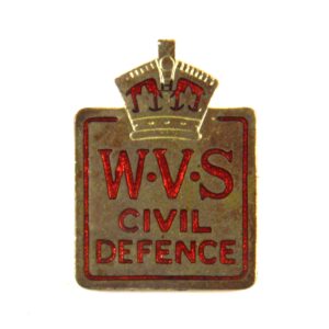 Women's Voluntary Services (WVS) Civil Defence Lapel Badge (1939-1947 Pattern)