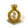 Royal Army Medical Corps (RAMC) Officer's Cap Badge, Queen's Crown