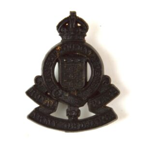 Royal Army Ordnance Corps (RAOC) Economy Plastic Cap Badge, King's Crown
