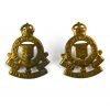 Royal Army Ordnance Corps (1922-47 Pattern) Collar Badges, Pair