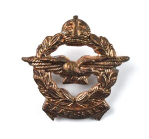 South African Air Force (1926-59 Pattern) Cap Badge, King's Crown