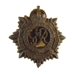 Royal Army Service Corps (RASC) Economy Plastic Cap Badge – Original