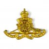 Royal Artillery Cadets Cap Badge (Fixed Wheel Pattern), King's Crown, Restrike