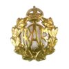 Royal Canadian Air Force King's Crown Cap Badge, Original
