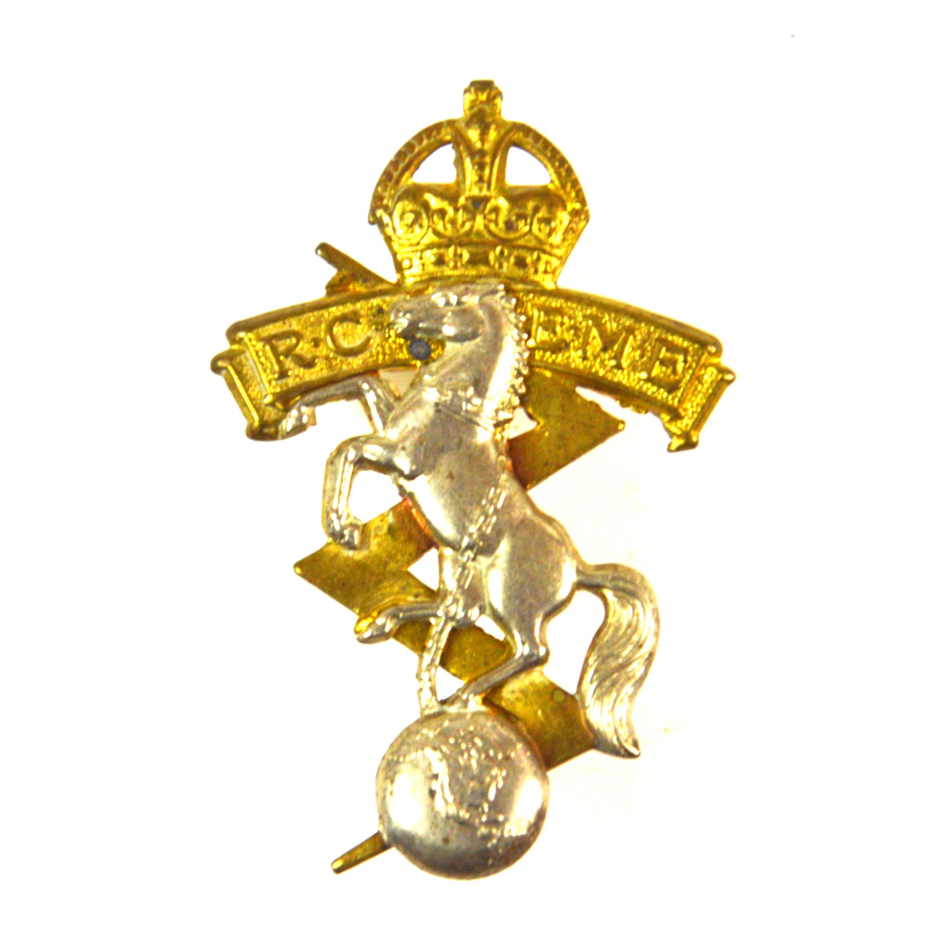 Royal Canadian Electrical and Mechanical Engineers (RCEME) Cap Badge (1949-1953 Pattern)