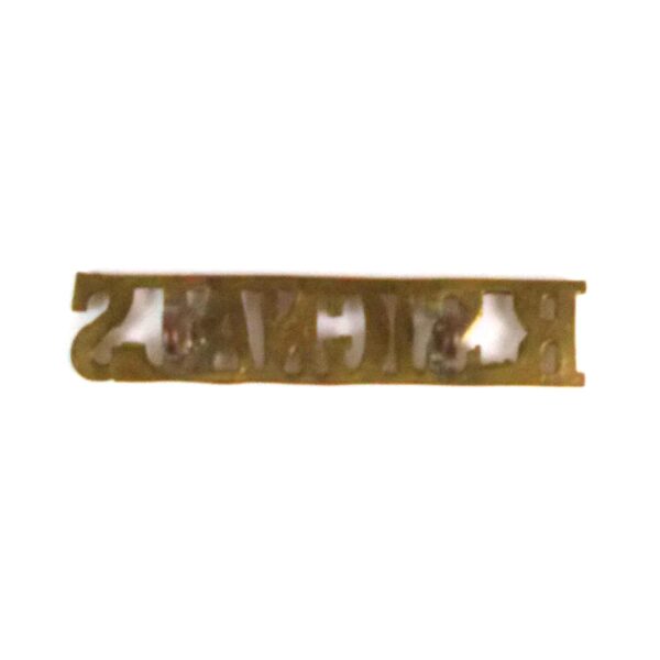 Royal Corps of Signals (R. SIGNALS) Brass Shoulder Title - Image 2