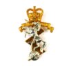 Royal Electrical and Mechanical Engineers Queen's Crown Bimetal Cap Badge, Restrike