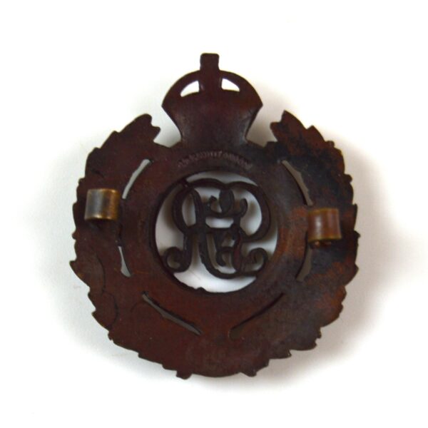 Royal Engineers (1911-1936 Pattern) Officer's Service Dress Cap Badge, GRV, by J. R. Gaunt - Image 2