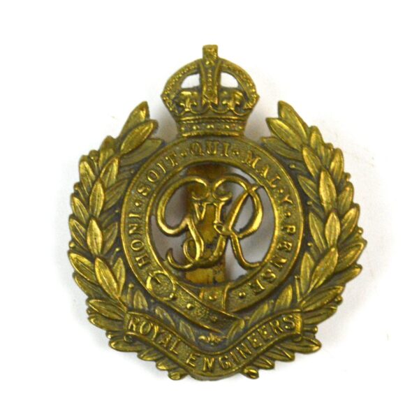 Restrike Royal Engineers GRVI Cap Badge