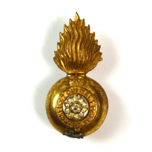 Royal Fusiliers (City of London Regiment) Officer's Collar Badge, Queen's Crown