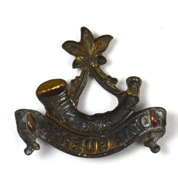 Royal Guernsey Light Infantry Cap Badge, Gilding Metal Restrike - Image 2