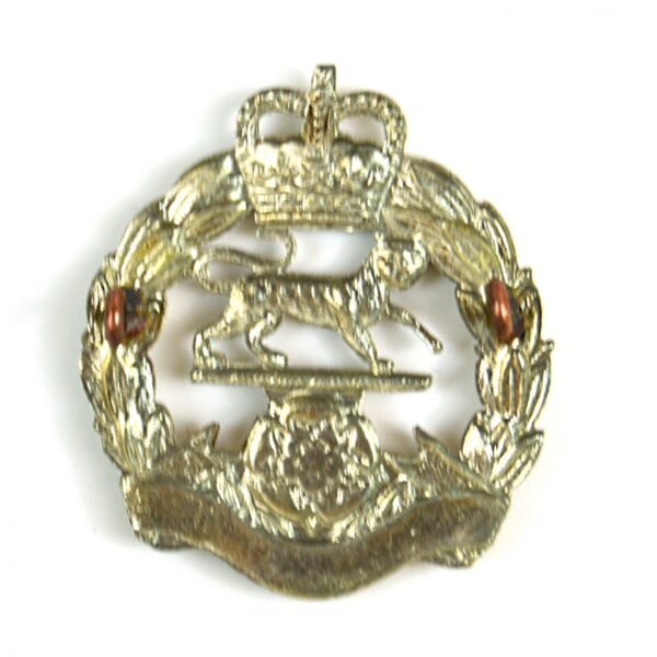 Royal Hampshire Regiment Bimetal Cap Badge, Queen's Crown - Image 2