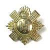 Royal Highland Fusiliers Piper's Bonnet Cap Badge, Queen's Crown, Restrike