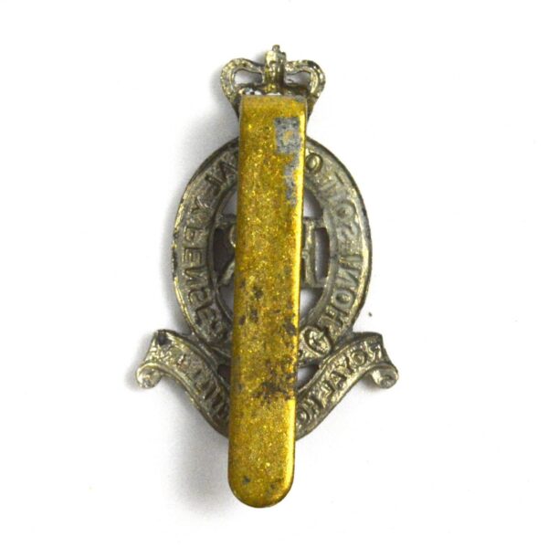 Royal Horse Artillery Cap Badge, ERII, White Metal Restrike - Image 2