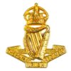 Royal Irish Regiment (1901-1922 Pattern) Cap Badge, King's Crown, Restrike