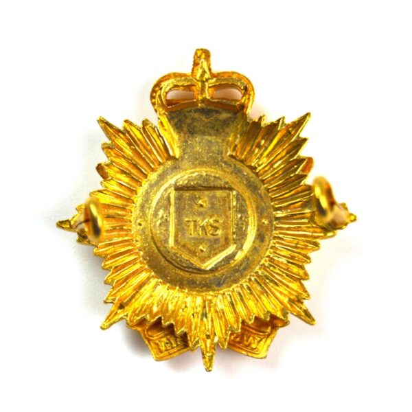 Royal Logistics Corps (RLC) Officer's 2-Part Cap Badge, Queen's Crown - Image 2
