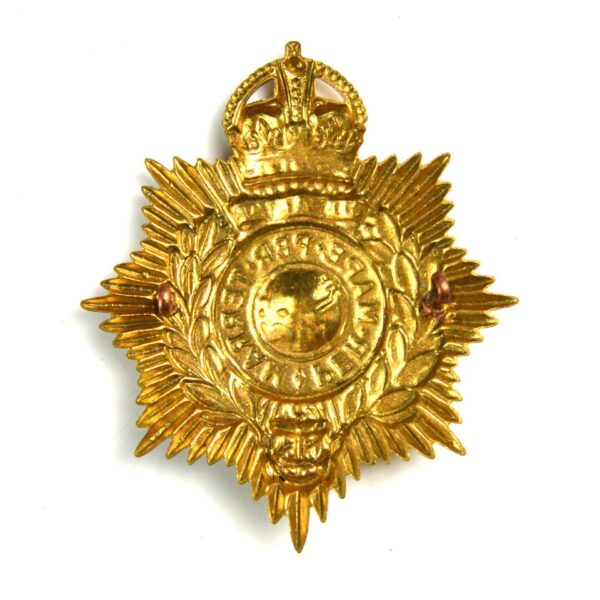 Royal Marines Foreign Service Helmet Plate, King's Crown Restrike - Image 2
