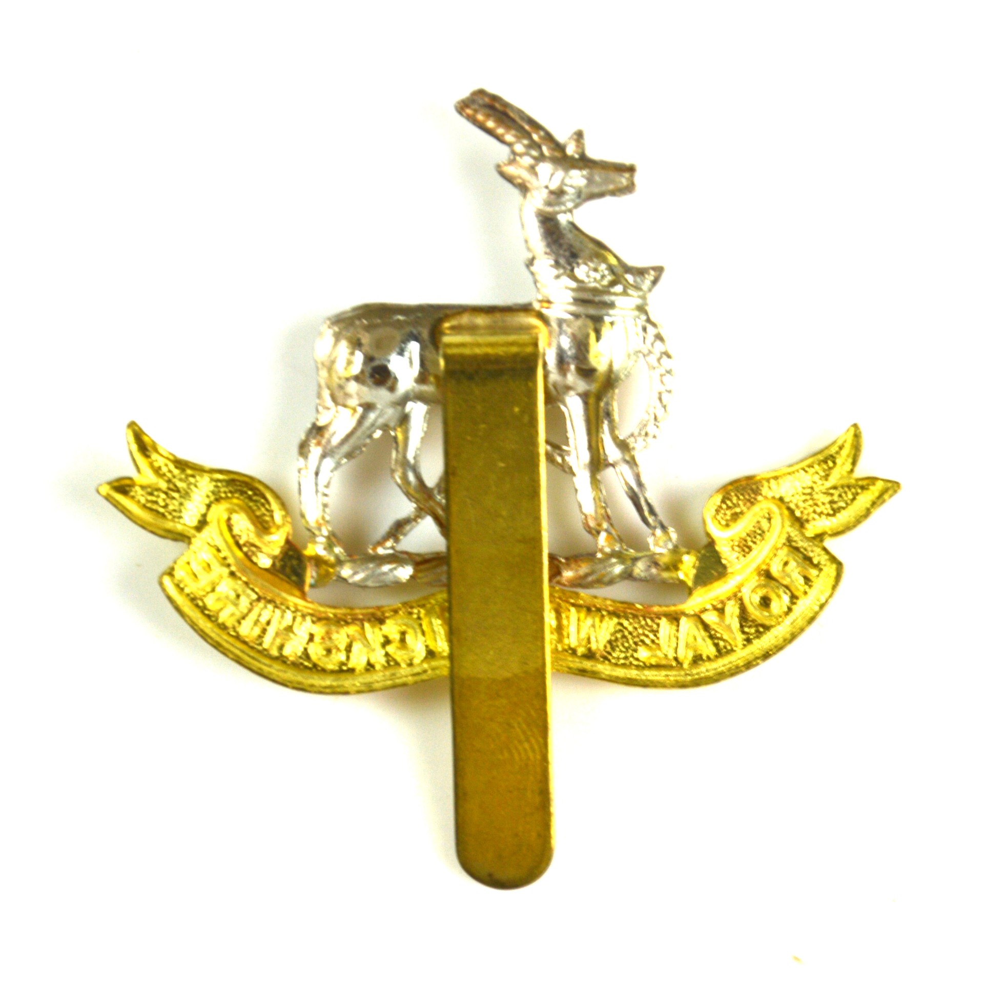 Royal Warwickshire Regiment (1898-1959 Pattern) Cap Badge, Restrike - Image 2