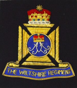Wiltshire Regiment Bullion Embroidered Blazer Badge