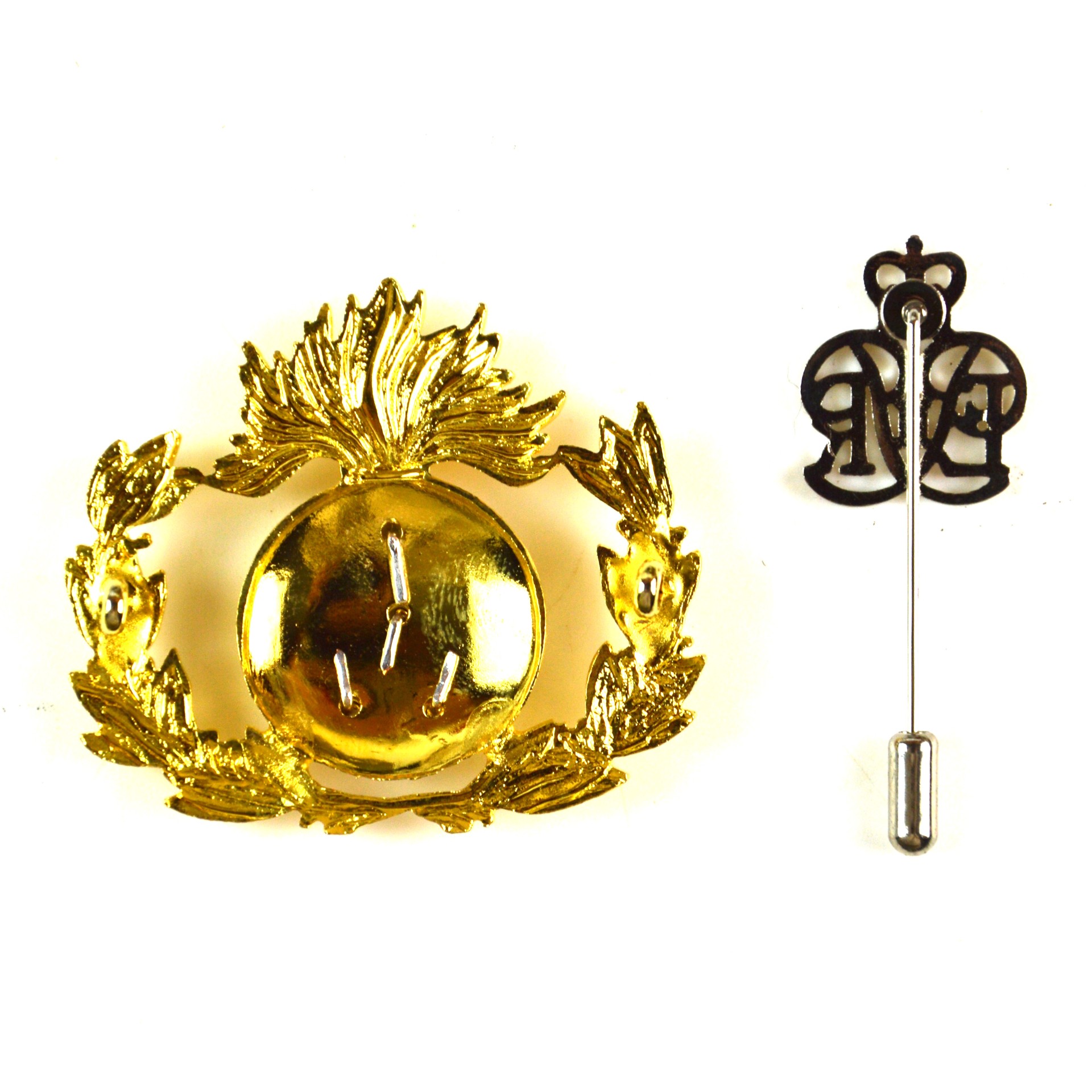 Royal Marine Band Portsmouth (Post-1955 Pattern) 2-Part Cap Badge - Image 2