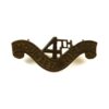 South African 4th Mounted Rifles (Umvoti Mounted Rifles) (1913-1934 Pattern) Brass Shoulder Title