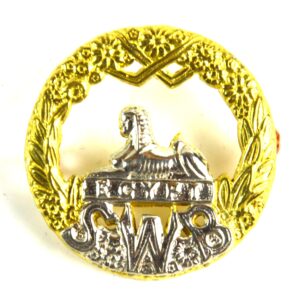 South Wales Borderers Cap Badge, Restrike