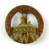 Original South Wales Borderers Cap Badge, Bimetal