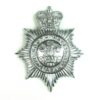 Obsolete South Wales Constabulary (Star Pattern) Chrome Helmet Plate, Queen's Crown
