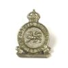 Surrey Special Constabulary White Metal Cap Badge, King's Crown