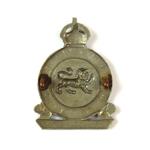 Surrey Special Constabulary White Metal Cap Badge, King's Crown - Image 2