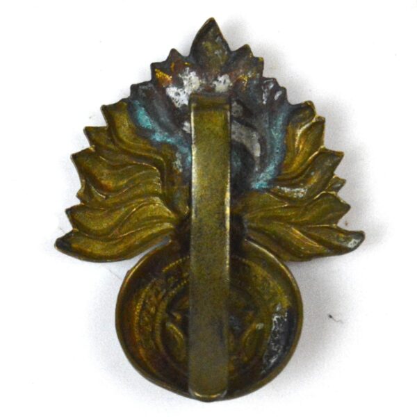 Royal Fusiliers (City of London Regiment) Cap Badge, King's Crown, Original - Image 2