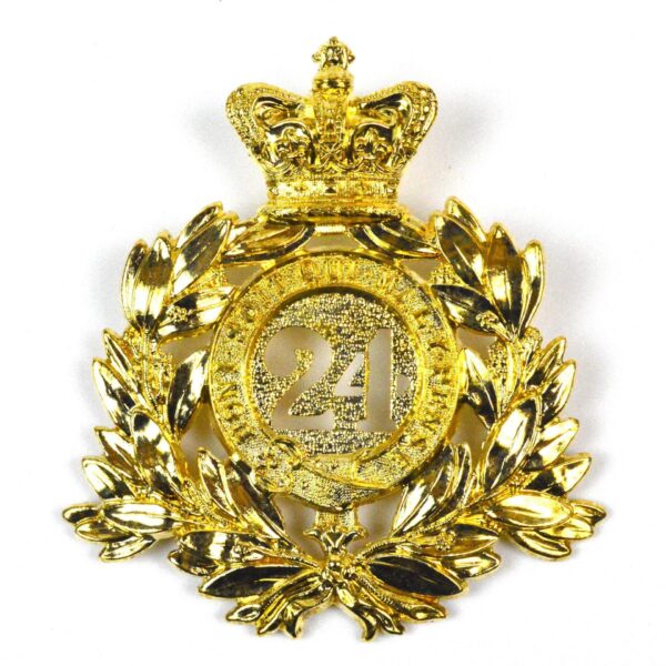 Zulu Wars 24th Foot NCO's Gilt Shako Plate, QVC